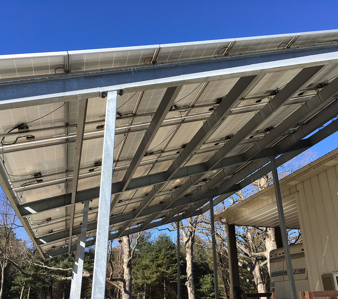 Solar carport